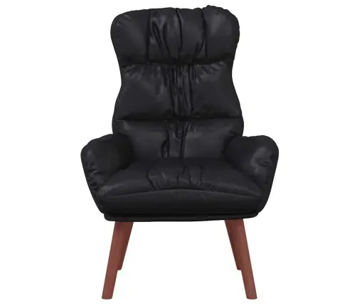 Tugitool Must 69 X 74 X 93 Cm Kunstnahk