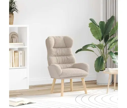 Atsipalaidavimo Kėdė Šviesiai Pilka 69 X 74 X 93 Cm Audinys