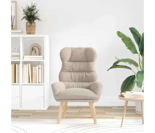 Atsipalaidavimo Kėdė Šviesiai Pilka 69 X 74 X 93 Cm Audinys