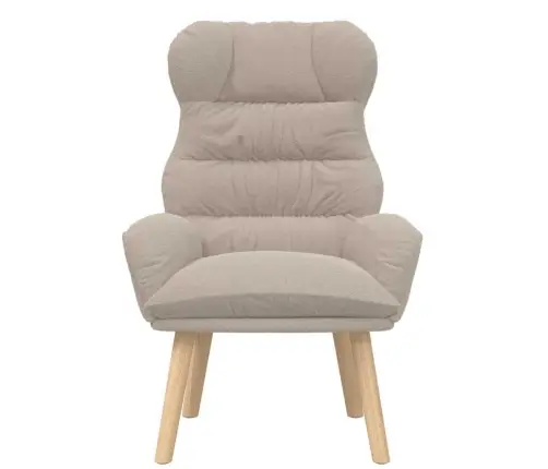 Atsipalaidavimo Kėdė Šviesiai Pilka 69 X 74 X 93 Cm Audinys