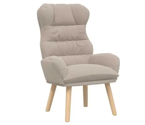 Atsipalaidavimo Kėdė Šviesiai Pilka 69 X 74 X 93 Cm Audinys