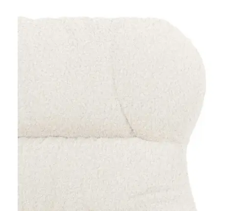 Relaksējošs Krēsls Krēmkrāsas Vilnas Līdzīgs Audums Vidaxl