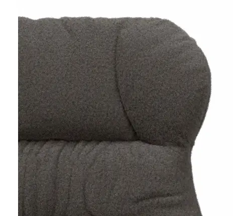 Relaksējošs Krēsls Tumši Pelēks Pūkains Audums Vidaxl