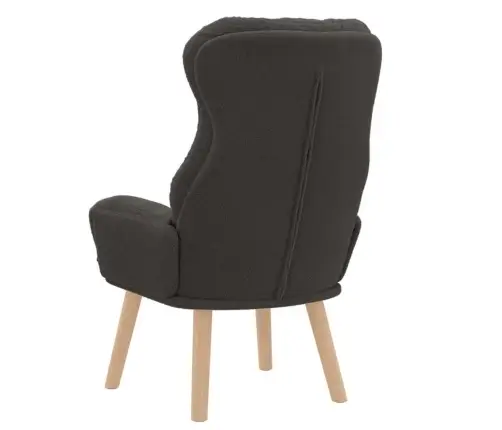Relaksējošs Krēsls Tumši Pelēks Pūkains Audums Vidaxl