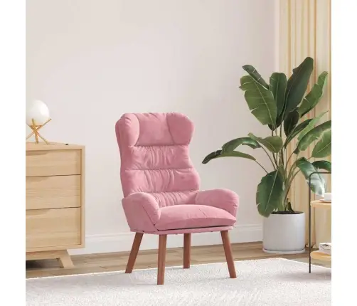 Lõõgastav Iste Roosa 69 X 74 X 93 Cm Samet