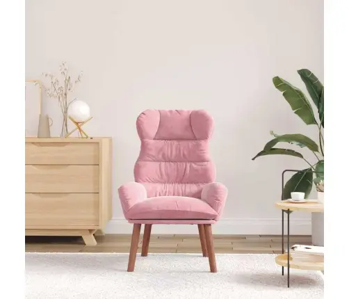 Lõõgastav Iste Roosa 69 X 74 X 93 Cm Samet