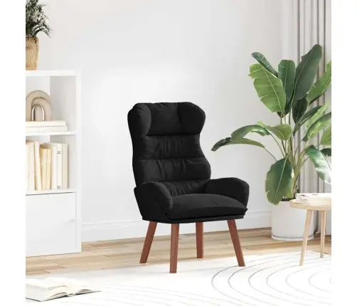 Melnais Atzveltnes Krēsls Vidaxl