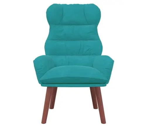 Atpūtas Krēsls Tirkīza Samts Vidaxl