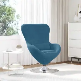 Olu Krēsls Zila 63 X 73 X 90 Cm Samts Vidaxl