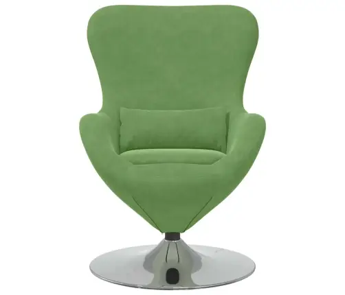 Olu Krēsls Gaiši Zaļš Samts Vidaxl