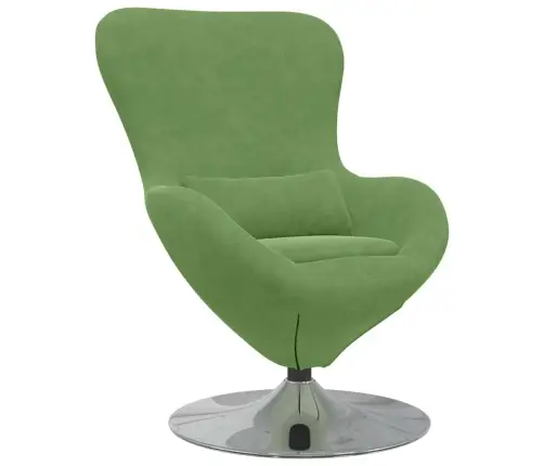 Olu Krēsls Gaiši Zaļš Samts Vidaxl