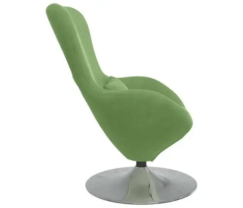 Olu Krēsls Gaiši Zaļš Samts Vidaxl