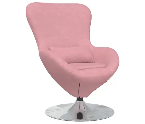 Olu Krēsls Rozā Samta Vidaxl