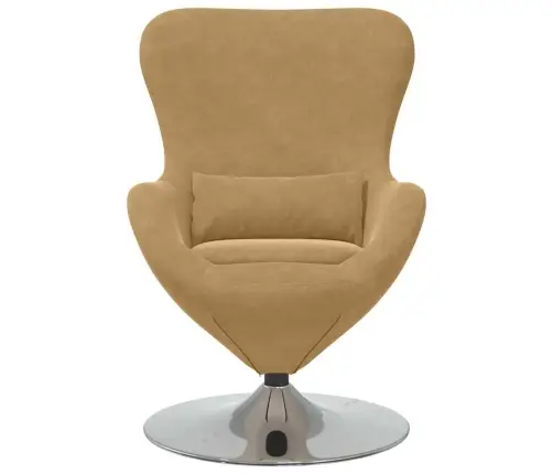 Olu Krēsls Brūns Samts Vidaxl Olu Krēsls Brūns Samts Vidaxl