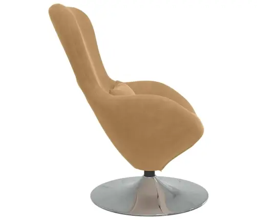 Olu Krēsls Brūns Samts Vidaxl Olu Krēsls Brūns Samts Vidaxl