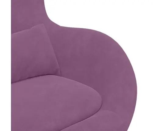 Olu Krēsls Violeta Samta Vidaxl