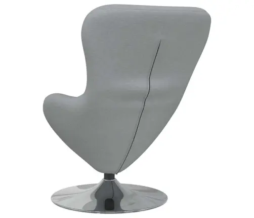 Olu Krēsls Gaiši Pelēks Audums Vidaxl