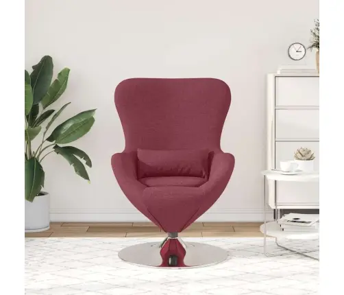 Olu Krēsls Vīna Sarkanas Auduma Vidaxl