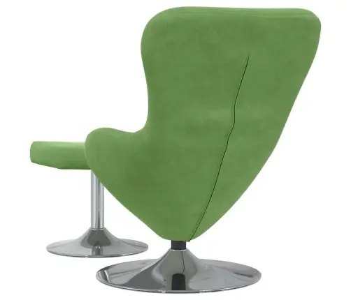 Munatool Koos Jalatoega Hele Roheline 63 X 73 X 90 Cm Samet