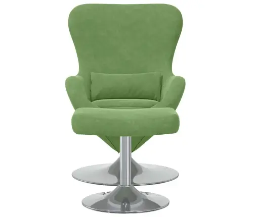 Munatool Koos Jalatoega Hele Roheline 63 X 73 X 90 Cm Samet