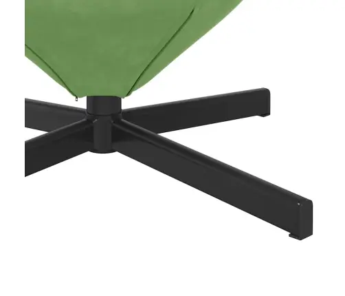 Olu Krēsls Gaiši Zaļš Samts Vidaxl