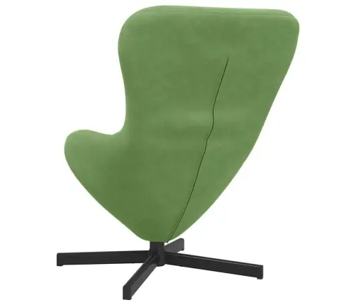 Olu Krēsls Gaiši Zaļš Samts Vidaxl
