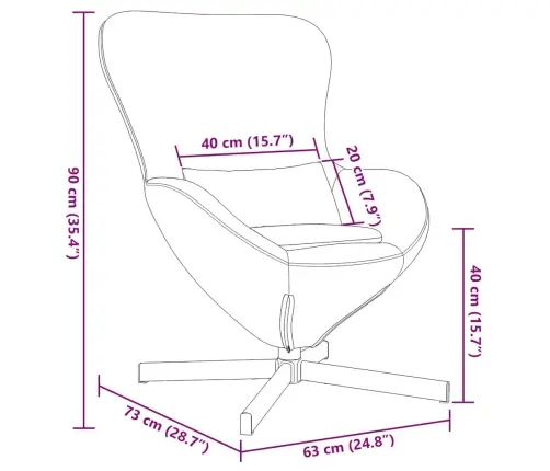 Olu Krēsls Gaiši Zaļš Samts Vidaxl