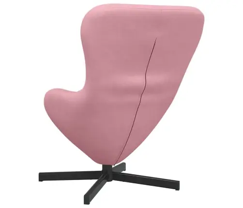 Olu Krēsls Rozā Zīda Vidaxl