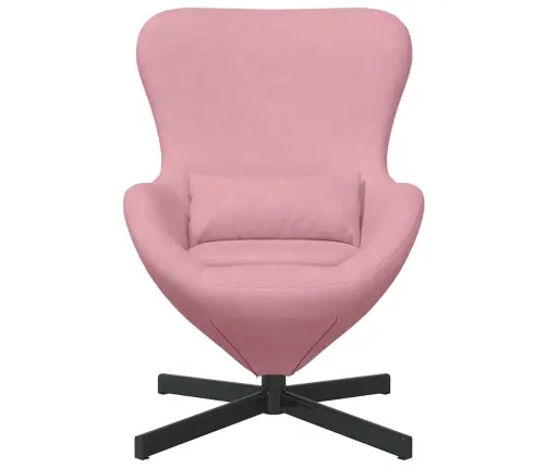 Olu Krēsls Rozā Zīda Vidaxl