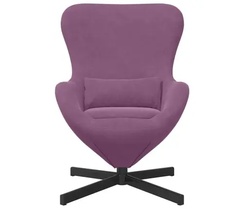 Olu Krēsls Purpura Samts Vidaxl