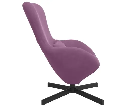 Olu Krēsls Purpura Samts Vidaxl