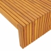 Sauļošanās Krēsls 200X55X30 Cm No Cietkoksnes Akācijas Vidaxl