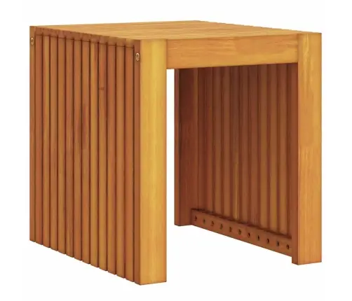 Dārza Blakus Galds 43X36X40 Cm Masīvs Koks Tīkkoks Vidaxl