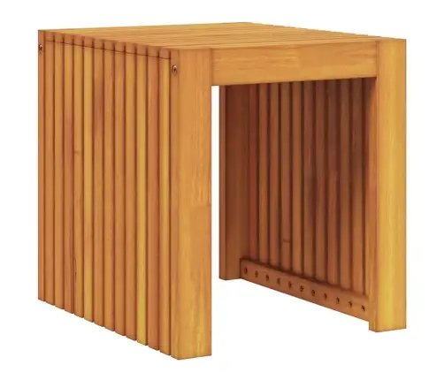 Dārza Blakus Galds 43X36X40 Cm Masīvs Koks Tīkkoks Vidaxl