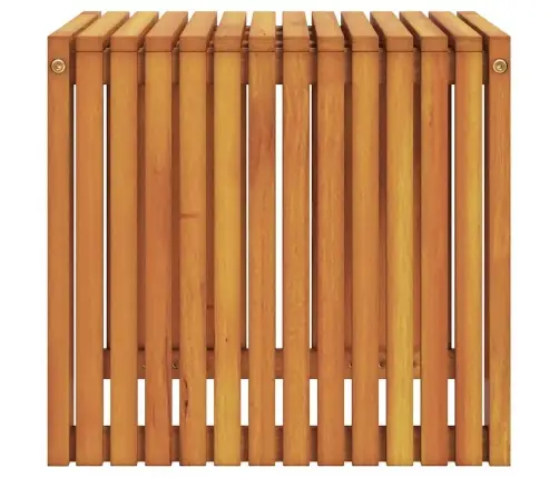 Dārza Blakus Galds 43X36X40 Cm Masīvs Koks Tīkkoks Vidaxl