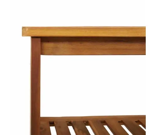 Dārza Skapis Ar Plauktu Brūna 75 X 35 X 70Cm Masīvkoks Akācija Vidaxl