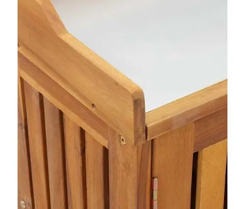 Dārza Skapis Brūna 78 X 36.5 X 78Cm Masīvkoks Akācija Vidaxl