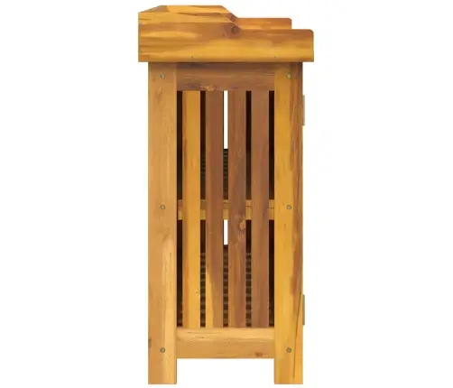 Dārza Skapis Brūna 78 X 36.5 X 78Cm Masīvkoks Akācija Vidaxl