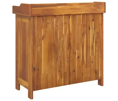 Dārza Skapis Brūna 78 X 36.5 X 78 Cm Masīvkoks Akācija Vidaxl