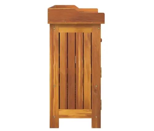Dārza Skapis Brūna 78 X 36.5 X 78 Cm Masīvkoks Akācija Vidaxl