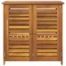 Dārza Skapis Brūna 78 X 36.5 X 78Cm Masīvkoks Akācija Vidaxl