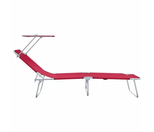 Lamamistool 2-Isik 2 Pcs Punane 58 X 188 X 77Cm Kangas