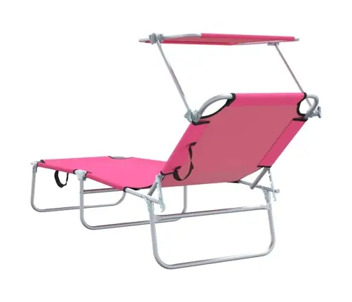 Lamamistool 2 Pcs Roosa 58 X 188 X 77Cm Polüester