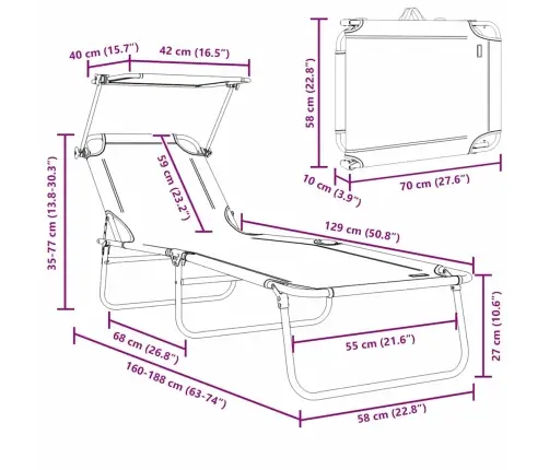 Lamamistool 2-Isik 2 Pcs Roheline 58 X 188 X 77Cm Kangas