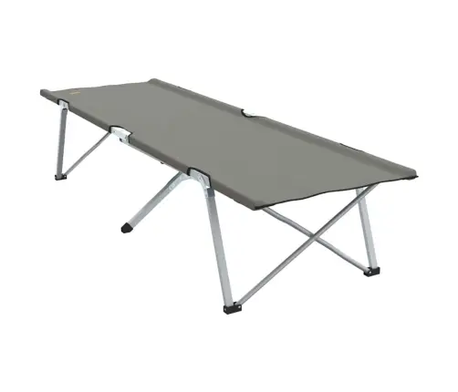 Saliekama Kempinga Gulta Pelēka Alumīnijs Liela Saliekama Vidaxl