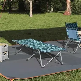 Kokkupandav Telkimise Voodi Leht Mets 194 X 62,5 X 42,5 Cm