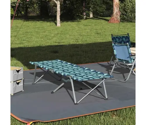 Kokkupandav Telkimise Voodi Leht Mets 194 X 62,5 X 42,5 Cm