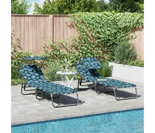 Kokkupandav Lamamistool 2 Pcs Roheline 56 X 190 X 81Cm Kangas Kokkupandav Lamamistool 2 Pcs Roheline 56 X 190 X 81Cm Kangas
