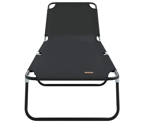 Salokāms Sauļošanās Krēsls, Pārnēsājams, Melns, 600D Oxford Audums Vidaxl Salokāms Sauļošanās Krēsls, Pārnēsājams, Melns, 600D Oxford Audums Vidaxl