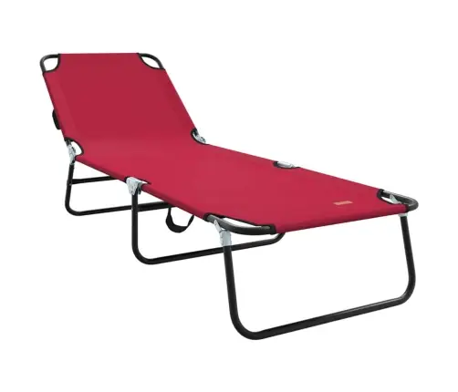 Sulankstomas Gultas 2 Pcs Raudona 56 X 189 X 87Cm Audinys Sulankstomas Gultas 2 Pcs Raudona 56 X 189 X 87Cm Audinys